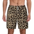 thumbnail image 1 of Lsque Mens Swim Trunks Leopard Print-1 Pattern - Bathing Suit Compression Liner - Beach Swim Shorts Swimwear - (S-3XL) - Stretch Quick Dry -Medium, 1 of 9