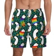 thumbnail image 1 of Lsque Mens Swim Trunks Lgbt Penguin Pattern - Bathing Suit Compression Liner - Beach Swim Shorts Swimwear - (S-3XL) - Stretch Quick Dry -Small, 1 of 9