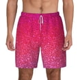 thumbnail image 1 of Lsque Mens Swim Trunks Light Purple Glitter Pattern - Bathing Suit Compression Liner - Beach Swim Shorts Swimwear - (S-3XL) - Stretch Quick Dry -Small, 1 of 9