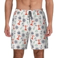 thumbnail image 1 of Lsque Mens Swim Trunks Lighthouse Sailboat Pattern - Bathing Suit Compression Liner - Beach Swim Shorts Swimwear - (S-3XL) - Stretch Quick Dry -XX-Large, 1 of 9