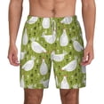 thumbnail image 1 of Lsque Mens Swim Trunks Lovely Chickens Pattern - Bathing Suit Compression Liner - Beach Swim Shorts Swimwear - (S-3XL) - Stretch Quick Dry -X-Large, 1 of 9