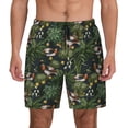 thumbnail image 1 of Lsque Mens Swim Trunks Mallard Ducks And Water Pattern - Bathing Suit Compression Liner - Beach Swim Shorts Swimwear - (S-3XL) - Stretch Quick Dry -Large, 1 of 9
