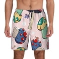 thumbnail image 1 of Lsque Mens Swim Trunks Mushroom Pattern - Bathing Suit Compression Liner - Beach Swim Shorts Swimwear - (S-3XL) - Stretch Quick Dry -X-Large, 1 of 9