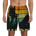 thumbnail image 1 of Lsque Mens Swim Trunks Not All Who Wander Are Lost 1 Pattern - Bathing Suit Compression Liner - Beach Swim Shorts Swimwear - (S-3XL) - Stretch Quick Dry -, 1 of 9