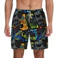 thumbnail image 1 of Lsque Mens Swim Trunks Off-Road Vehicle Pattern - Bathing Suit Compression Liner - Beach Swim Shorts Swimwear - (S-3XL) - Stretch Quick Dry -Large, 1 of 9