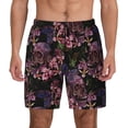 thumbnail image 1 of Lsque Mens Swim Trunks Orchids Flowers Pattern - Bathing Suit Compression Liner - Beach Swim Shorts Swimwear - (S-3XL) - Stretch Quick Dry -XX-Large, 1 of 9