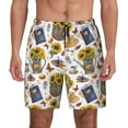thumbnail image 1 of Lsque Mens Swim Trunks Picnic Pattern - Bathing Suit Compression Liner - Beach Swim Shorts Swimwear - (S-3XL) - Stretch Quick Dry -, 1 of 9