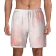 thumbnail image 1 of Lsque Mens Swim Trunks Pink Marble Pattern - Bathing Suit Compression Liner - Beach Swim Shorts Swimwear - (S-3XL) - Stretch Quick Dry -XX-Large, 1 of 9