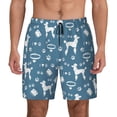 thumbnail image 1 of Lsque Mens Swim Trunks Poodle Dog Pattern - Bathing Suit Compression Liner - Beach Swim Shorts Swimwear - (S-3XL) - Stretch Quick Dry -XX-Large, 1 of 9