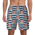 thumbnail image 1 of Lsque Mens Swim Trunks Popcorn Pattern - Bathing Suit Compression Liner - Beach Swim Shorts Swimwear - (S-3XL) - Stretch Quick Dry -XX-Large, 1 of 9
