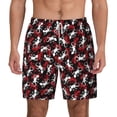 thumbnail image 1 of Lsque Mens Swim Trunks Salamander Pattern - Bathing Suit Compression Liner - Beach Swim Shorts Swimwear - (S-3XL) - Stretch Quick Dry -X-Large, 1 of 9