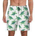 thumbnail image 1 of Lsque Mens Swim Trunks Sea Turtle Pattern - Bathing Suit Compression Liner - Beach Swim Shorts Swimwear - (S-3XL) - Stretch Quick Dry -3X-Large, 1 of 9