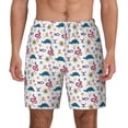thumbnail image 1 of Lsque Mens Swim Trunks Sea Turtle Pattern - Bathing Suit Compression Liner - Beach Swim Shorts Swimwear - (S-3XL) - Stretch Quick Dry -Large, 1 of 9