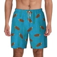 thumbnail image 1 of Lsque Mens Swim Trunks Sea Turtle Pattern - Bathing Suit Compression Liner - Beach Swim Shorts Swimwear - (S-3XL) - Stretch Quick Dry -Medium, 1 of 9