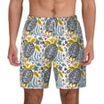 thumbnail image 1 of Lsque Mens Swim Trunks Sea Turtle Pattern - Bathing Suit Compression Liner - Beach Swim Shorts Swimwear - (S-3XL) - Stretch Quick Dry -Small, 1 of 9