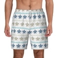 thumbnail image 1 of Lsque Mens Swim Trunks Sea Turtle Pattern - Bathing Suit Compression Liner - Beach Swim Shorts Swimwear - (S-3XL) - Stretch Quick Dry -XX-Large, 1 of 9
