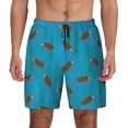 thumbnail image 1 of Lsque Mens Swim Trunks Sea Turtle Pattern - Bathing Suit Compression Liner - Beach Swim Shorts Swimwear - (S-3XL) - Stretch Quick Dry -Small, 1 of 9