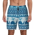 thumbnail image 1 of Lsque Mens Swim Trunks Sea Underwater Animals Pattern - Bathing Suit Compression Liner - Beach Swim Shorts Swimwear - (S-3XL) - Stretch Quick Dry -3X-Large, 1 of 9