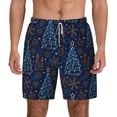 thumbnail image 1 of Lsque Mens Swim Trunks Shining Christmas Tree Pattern - Bathing Suit Compression Liner - Beach Swim Shorts Swimwear - (S-3XL) - Stretch Quick Dry -XX-Large, 1 of 9