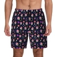 thumbnail image 1 of Lsque Mens Swim Trunks Skulls In Floral Pattern - Bathing Suit Compression Liner - Beach Swim Shorts Swimwear - (S-3XL) - Stretch Quick Dry -Large, 1 of 9