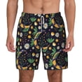 thumbnail image 1 of Lsque Mens Swim Trunks Snake And Flower Pattern - Bathing Suit Compression Liner - Beach Swim Shorts Swimwear - (S-3XL) - Stretch Quick Dry -3X-Large, 1 of 9