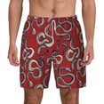 thumbnail image 1 of Lsque Mens Swim Trunks Snake Pattern - Bathing Suit Compression Liner - Beach Swim Shorts Swimwear - (S-3XL) - Stretch Quick Dry -3X-Large, 1 of 9
