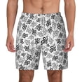 thumbnail image 1 of Lsque Mens Swim Trunks Snake Pattern - Bathing Suit Compression Liner - Beach Swim Shorts Swimwear - (S-3XL) - Stretch Quick Dry -XX-Large, 1 of 9