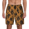 thumbnail image 1 of Lsque Mens Swim Trunks Snake Pattern - Bathing Suit Compression Liner - Beach Swim Shorts Swimwear - (S-3XL) - Stretch Quick Dry -Small, 1 of 9
