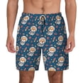 thumbnail image 1 of Lsque Mens Swim Trunks Space Puppy Pattern - Bathing Suit Compression Liner - Beach Swim Shorts Swimwear - (S-3XL) - Stretch Quick Dry -Small, 1 of 9