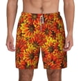 thumbnail image 1 of Lsque Mens Swim Trunks Sunflower4 Pattern - Bathing Suit Compression Liner - Beach Swim Shorts Swimwear - (S-3XL) - Stretch Quick Dry -XX-Large, 1 of 9