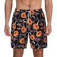 thumbnail image 1 of Lsque Mens Swim Trunks Sunflowers Pattern - Bathing Suit Compression Liner - Beach Swim Shorts Swimwear - (S-3XL) - Stretch Quick Dry -Medium, 1 of 9