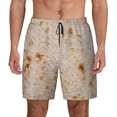 thumbnail image 1 of Lsque Mens Swim Trunks Tortilla Pattern - Bathing Suit Compression Liner - Beach Swim Shorts Swimwear - (S-3XL) - Stretch Quick Dry -XX-Large, 1 of 9