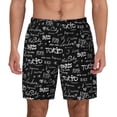 thumbnail image 1 of Lsque Mens Swim Trunks Travel The World Pattern - Bathing Suit Compression Liner - Beach Swim Shorts Swimwear - (S-3XL) - Stretch Quick Dry -XX-Large, 1 of 9