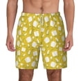 thumbnail image 1 of Lsque Mens Swim Trunks Tulips Flowers Pattern - Bathing Suit Compression Liner - Beach Swim Shorts Swimwear - (S-3XL) - Stretch Quick Dry -XX-Large, 1 of 9