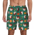 thumbnail image 1 of Lsque Mens Swim Trunks Turkey And Thanksgiving1 Pattern - Bathing Suit Compression Liner - Beach Swim Shorts Swimwear - (S-3XL) - Stretch Quick Dry -XX-Large, 1 of 9