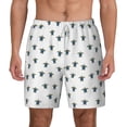 thumbnail image 1 of Lsque Mens Swim Trunks Turtle Pattern - Bathing Suit Compression Liner - Beach Swim Shorts Swimwear - (S-3XL) - Stretch Quick Dry -XX-Large, 1 of 9