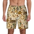 thumbnail image 1 of Lsque Mens Swim Trunks Wild West Cowboy Pattern - Bathing Suit Compression Liner - Beach Swim Shorts Swimwear - (S-3XL) - Stretch Quick Dry -X-Large, 1 of 9
