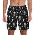 thumbnail image 1 of Lsque Mens Swim Trunks cute Skull bone Pattern - Bathing Suit Compression Liner - Beach Swim Shorts Swimwear - (S-3XL) - Stretch Quick Dry -, 1 of 9