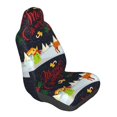 thumbnail image 1 of Lsque Merry Christmas Elk Pattern Car Seat Covers for Front Seats , Waterproof Seat Covers for Cars, Sporty Front Seat Covers,Car Seat Cover Protector Front Seats, 1 of 5