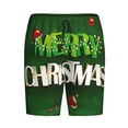 thumbnail image 1 of Lsque Merry Christmas Mens Sleep Pajama Shorts,Short Pajama Pants, Cotton Ultra-Soft Knit-4X-Large, 1 of 9