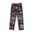 thumbnail image 1 of Lsque Merry Christmas Print Men's Pajama Pants, Lounge Pant - Comfortable Home Wear,Elastic Waistband, Stylish Design-X-Large, 1 of 9