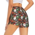 thumbnail image 1 of Lsque Merry Christmas Printed Women's Running Shorts with Liner Pockets,Elastic Quick Dry Workout Athletic Gym Yoga Shorts,Womens High Waist Shorts-Small, 1 of 9