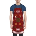 thumbnail image 1 of Lsque Merry Christmas Waterproof Apron Chef Aprons for Men Heavy Duty Chemical Work Apron Extra Long Grilling Aprons with Adjustable Bib Apron, 1 of 9