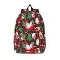 thumbnail image 1 of Lsque Merry Christmas1 Pattern Canvas Daypack, Durable Backpack, High-quality Versatile Backpack,Vintage Compact Backpack-Small, 1 of 6
