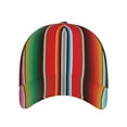 thumbnail image 1 of Lsque Mexican Serape Blanket Baseball Cap Trucker Low Profile Hat Golf Dad Hat Adjustable Original Classic Unconstructed Plain Cap Men Women, 1 of 9