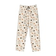 thumbnail image 1 of Lsque Milk Tea Print Men's Pajama Pants, Lounge Pant - Comfortable Home Wear,Elastic Waistband, Stylish Design-X-Large, 1 of 9