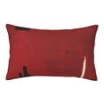 thumbnail image 1 of Lsque Minimalist Romantic Dinner Pattern Pillow Case – Soft & Cozy Throw Pillow Cover, Hypoallergenic Cushion Case for Sleeping Women with Envelope Closure-16"x24", 1 of 6