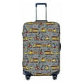 thumbnail image 1 of Lsque Modern Excavator Printed Luggage Cover, Travel Luggage Protector,Scratch and Dirt Resistant, Fits 18-32 Inch Luggage - Large, 1 of 9
