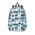 thumbnail image 1 of Lsque Modern Furniture Pattern Canvas Daypack, Durable Backpack, High-quality Versatile Backpack,Vintage Compact Backpack-Medium, 1 of 6