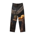 thumbnail image 1 of Lsque Modern Skull Sisters Print Men's Pajama Pants, Lounge Pant - Comfortable Home Wear,Elastic Waistband, Stylish Design-Large, 1 of 9